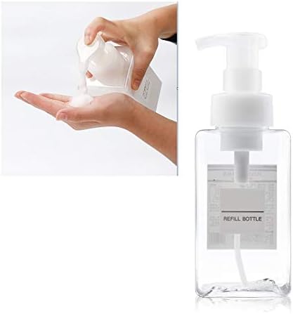 Huihuger Beauty Foaming Soap Dispensers Pump-Bottles Bubble Bottle Shampoo Hand Sanitizer Press Foam Cleanser Beauty Tool for Kitchen Bathroom