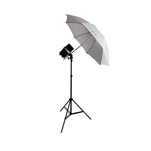 LimoStudio New Single 200 Watt Photo Studio Monolight Flash Strobe Umbrella Lighting Kit - 1 Studio Flash/Strobe, 1 Soft Umbrella, AGG334V2