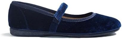 Childrenchic Mary Jane Flats with Hook and Loop Straps – Shoes for Girls (Infant, Toddler, Little Kid)