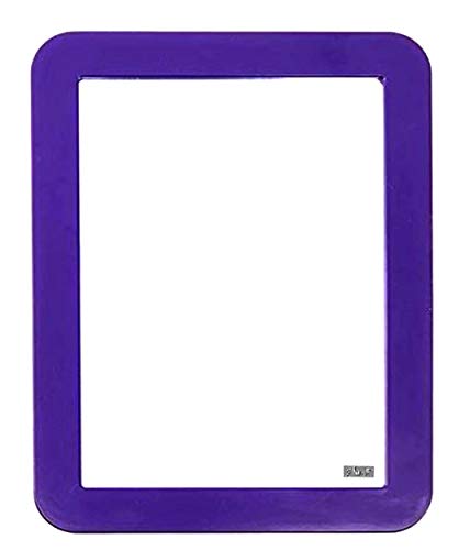 Magnetic Mirror 5 ¼" x 7"- Ideal for School Locker, Bathroom, Household Refrigerator, Workshop Toolbox Or Office Cabinet - Magnetic Back Sticks to Any Ferrous Metal Surface PURPLE - Thumbnail 6