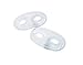 A Dozen White Eye Masks - Set Of Dozen Simple Eye Masks In White