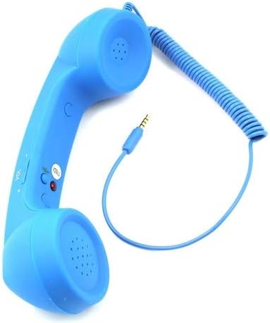 Yumato T-16 Anti-Radiation Retro Style Handset Coco Phone with HD Speaker and Microphone for All Smartphone Device (Assorted Colour)