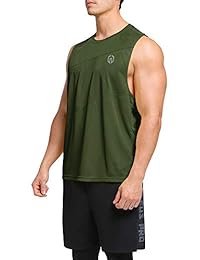 Neleus - Camiseta sin mangas para hombre, ajuste seco, espalda en Y