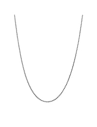 Cadena de plata de ley de 0.043 in, corte de diamante, sin níquel, de 14 a 36 pulgadas