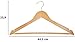 AmazonBasics Wood Suit Hangers - 30 Pack, Maple
