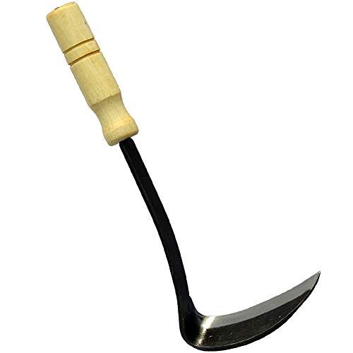 Gardening Weeding Sickle - Hand Hoe/Sickle is Perfect for Weeding and Cultivating - Nejiri Kama
