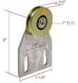 CRL Sliding Screen Door Top Hung Steel Roller 1-1/2" Wide for Fullview Doors