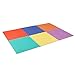 We Sell Mats Multi Color 36 Sq Ft (9 assorted tiles + borders) Foam Interlocking Anti-fatigue Exercise Gym Floor Square Trade Show Tiles