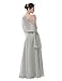 Topwedding Chiffon Bridal Wedding Shawl Wrap Women's Evening Dress Stole Scarves,7918'', Silver