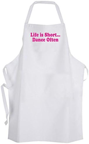 Life is Short … Dance Often – Adult Size Apron - Dancer Music Love