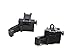 New Design AR15 AR 15 Front and Rear Flip up 45 Degree Rapid Transition Backup Iron Sight