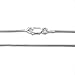 925 Sterling Silver 1MM Round Snake Chain Necklace for Women – Italian Silver Necklace Chain with Lobster Clasp – Sterling Silver Chain 22 Inch – Silver Chain Necklace for Women