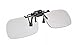 Small Clear Clip-on Flip-up Magnifying Reading Glasses +2.25 Diopter
