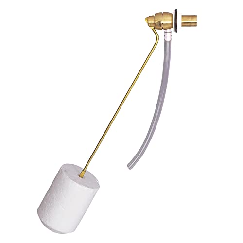 Wirquin 10724137 Chasse deau wc robinet flotteur a alimentation laterale F2, laiton