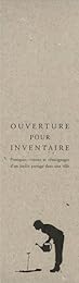 Ouverture pour inventaire