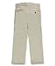 Nautica Big Boys' Uniform Flat Front Pant, Khaki, Medium/12