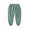 PAUBOLI Baby Boy Joggers Broek Grijs Joggingbroek Peuter Auto Broek 2-8T
