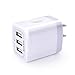 USB Charger Cube, Wall Charger Plug, Ailkin 3.1A 3-Muti Port USB Adapter Power Plug Charging Station Box Base Replacement for iPhone X/8/7, iPad, Samsung Phones and More USB Charging Block primary