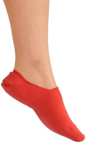 Two Pairs-Men's Luxury No-Show Pima Cotton Italian Loafer Socks-RARE-Red