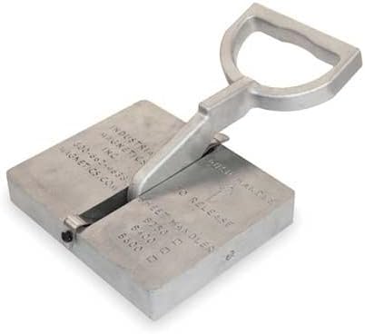 Lifting Magnet, 200 Lb Flat Steel Cap