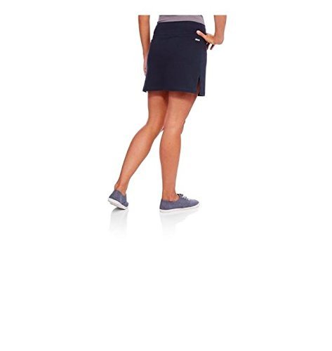 Women's Basic Skort for Tennis, Golf or Active (Medium, Navy Blue)