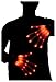 GlowCity Glow-In-the-Dark LED Skeleton Gloves – Flash or Static Light Up Modes (Red)