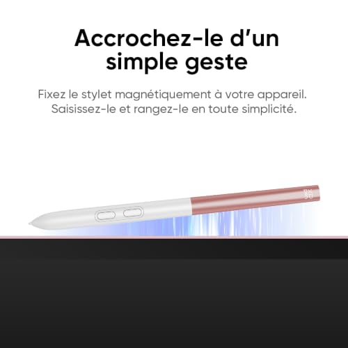 XPPen Artist 12 3rd Tablette Graphique avec Écran 11.9 Pouces - Rose | X4 Stylet Avancé | 16384 Niveaux | Écran Anti-reflet | Portable et Léger | Compatible Multi-systèmes | Design Rose Élégant