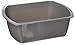 Medline Rectangular Plastic Wash Basins, Graphite