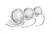 Tea Infusers, Tea Steepers for Loose Tea, Tea Strainer, One Each Sm, Med, Lg. Fine Mesh Stainless Steel Tea Accessories Set