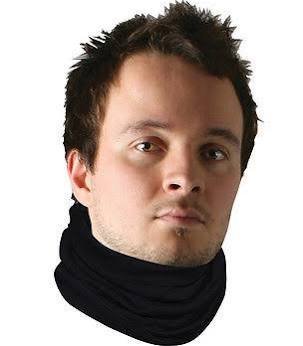 BIKEIT NECK TUBE BLACK: RIDER ACCESSORIES