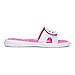 Under Armour Women's UA Ignite Pip VIII Slide White/Tropic Pink 8 B US