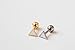 16g Body jewelry cartilage ear studs cute cool earring tragus helix barbell for women teens girls men Pyramid Triangle Tragus Earring,helix Earring,11P-00091 (Silver)