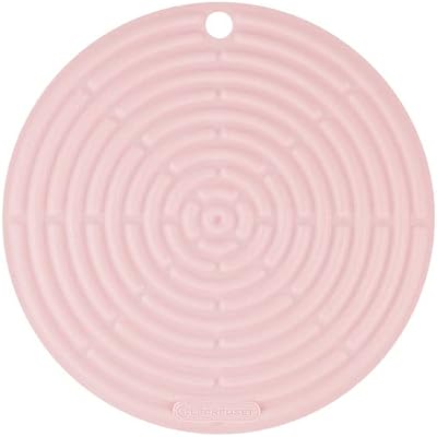 Le Creuset Cool Tool Pot Holder Trivet Silicone Round 20 cm Powder Pink