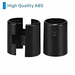Jamiikury 52 Pack Wire Shelf Clips, Black Shelf