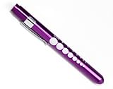 QIBOX® Medical First Aid LED Penlight Flashlight Torch Doctor Nurse EMT Emergency Pen Light (Purple)