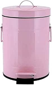 WJSXJJ Cubo de Basura y Reciclaje Retro, Redondo Decorativo Bote de