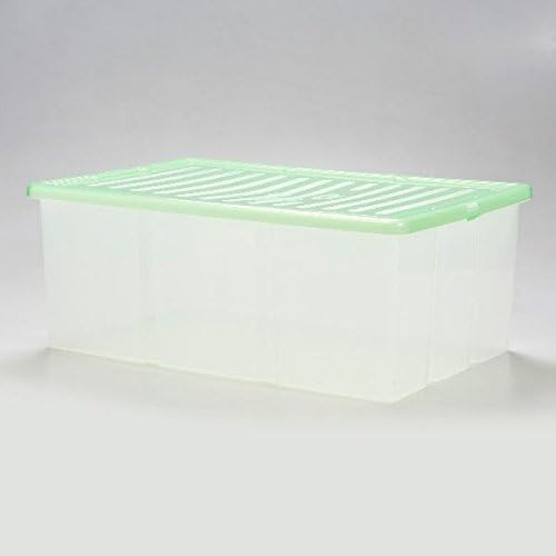 DEM - Caja de plástico Funny 60 x 40 x 22,5 con tapa, colores surtidos: Amazon.es: Hogar
