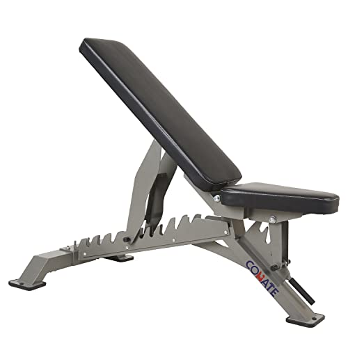 CONATE Adjustable Strength Training Bench, Weight Capacity 1100 lbs