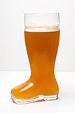 Oktoberfest Style Glass Beer Boot / Das Boot - Octoberfest Glass Beer Mug - 2 Liter