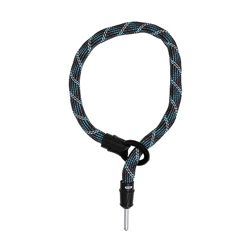 ABUS Rahmenschloss-Einsteckkette IvyTex Adaptor Chain 6KS - Fahrradschloss mit schmutz- und feuchtigkeitsabweisender Hülle - 6 mm starke Kette - Grau