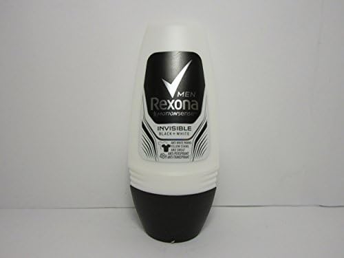 REXONA MEN MotionSense INVISIBLE BLACK + WHITE 48h ANTI-PERSPIRANT ROLL ON 50 ml by Rexona Men