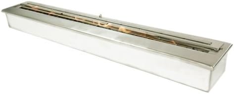 Bioflame 33500BTU 48" Fireplace Burner w/ 304 Stainless Steel Construction