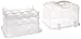 Cupcake Courier G0214B Cupcake Carrier- White Translucent,