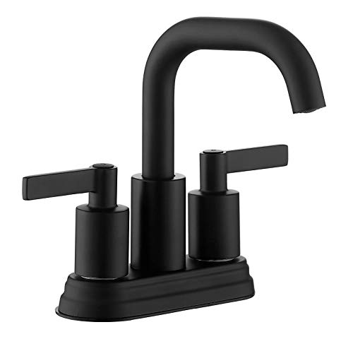 Serenade Stl05 Mb 4 Two Handle Bathroom Faucet With Push Up Pop