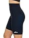 Delfin Spa Women's Mineral Infused High Waist Exercise Shorts - Petite Thru Plus Size