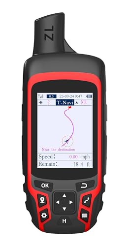 NiesahYan A6 Handheld GPS for Hiking, Rugged Waterproof GPS Navigator with 20 Hr of Battery Life, 2 Navigation Mode, 2.4