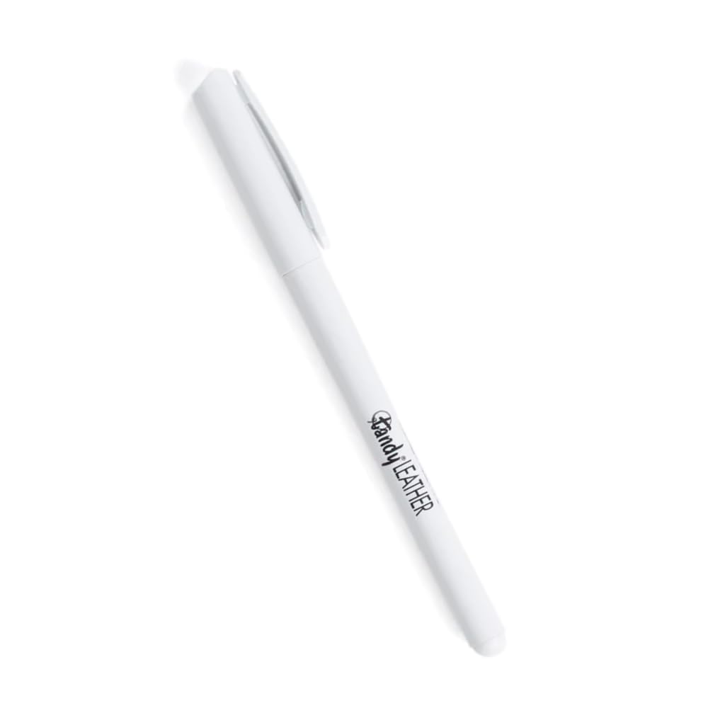 T a n d y Leather Marking Pen 2097-00 - 2 Pack White Marking Erasable Pens for Leather Working- Quality Fine Tip Pens for Tandy Marking Sheets on Arts, Crafts and DIY Projects, Ebook