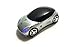 Welltop Wireless Mouse Computer Mice Car-shaped Game Mice 2.4Ghz Optical Mouse for pc Laptop Computer (Silver)