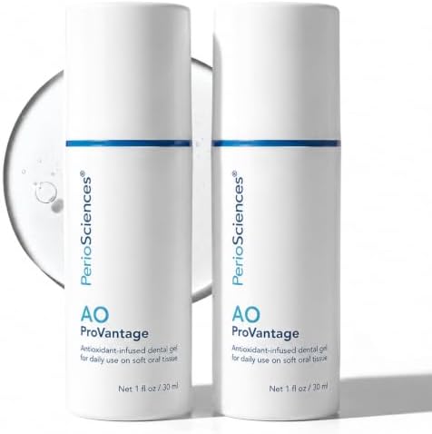PerioSciences AO ProVantage Dental Gel with Antioxidants – Oral Gum Gel – Oral Care to Maintain Gum Health, 1 fl. Oz / 30ml (