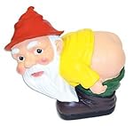 Fun Mooning Garden Gnome Figurine for Decoration at Home, Garden, Backyard and More